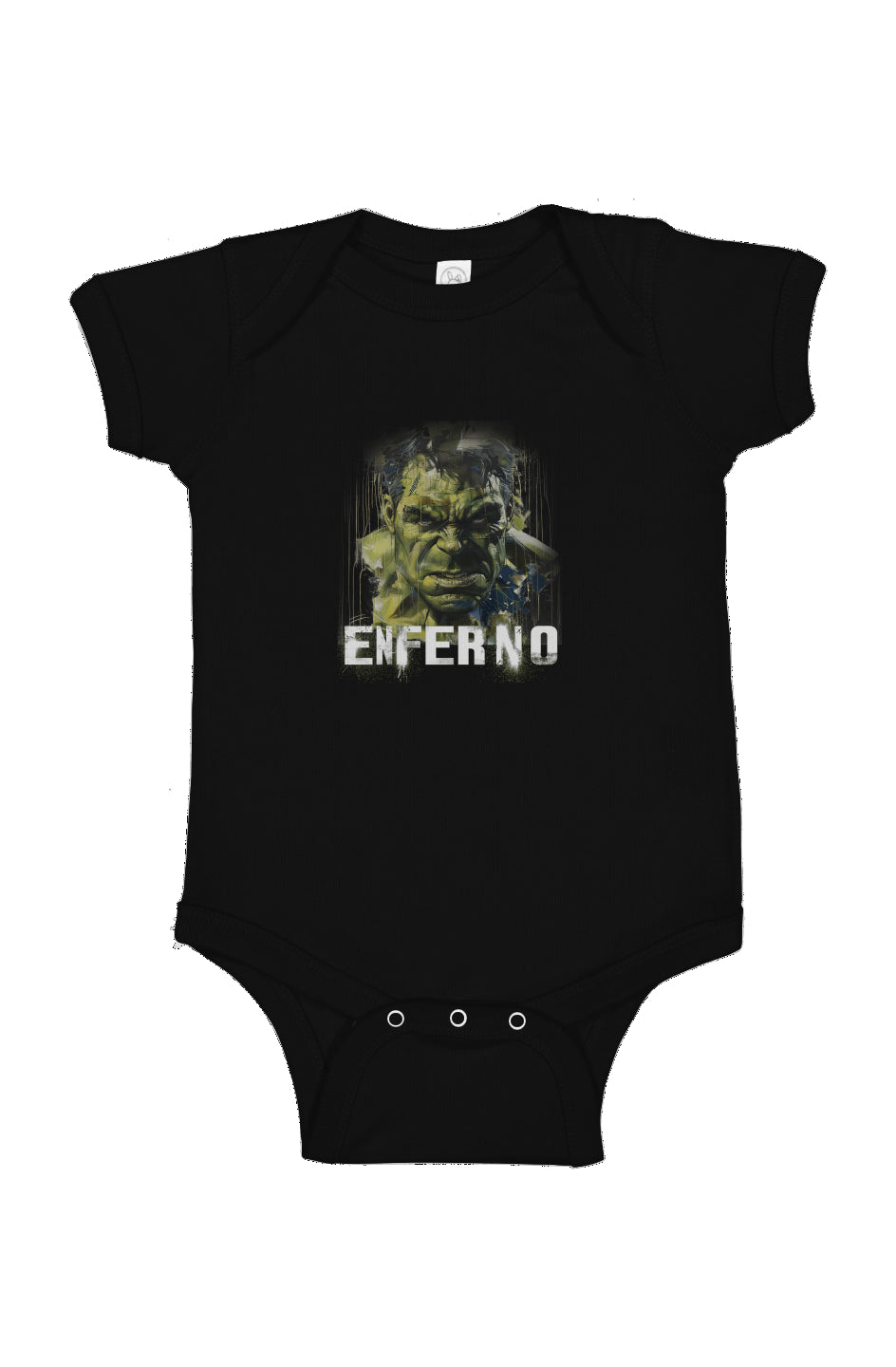Enferno Hulk Onesie in Black.