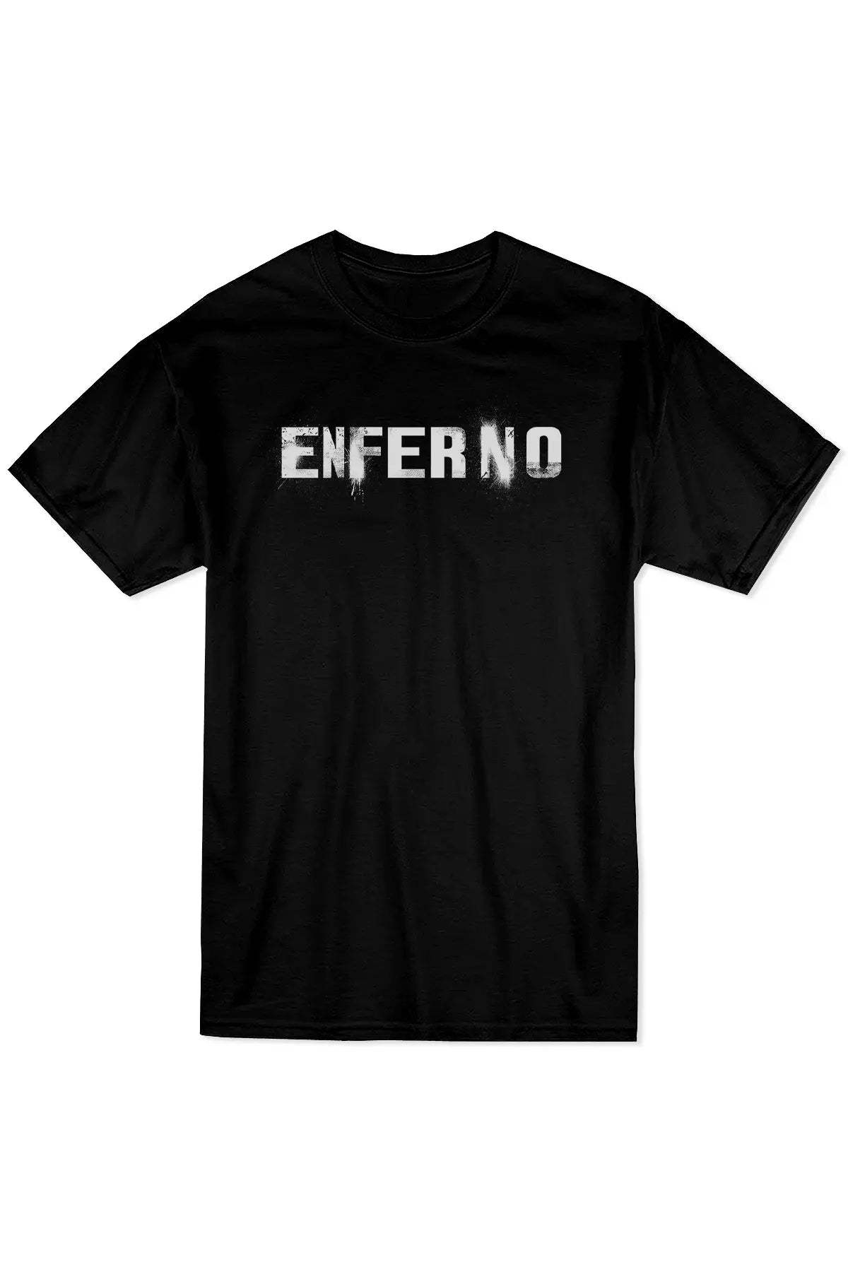 Enferno Fight Logo Tee in Black.